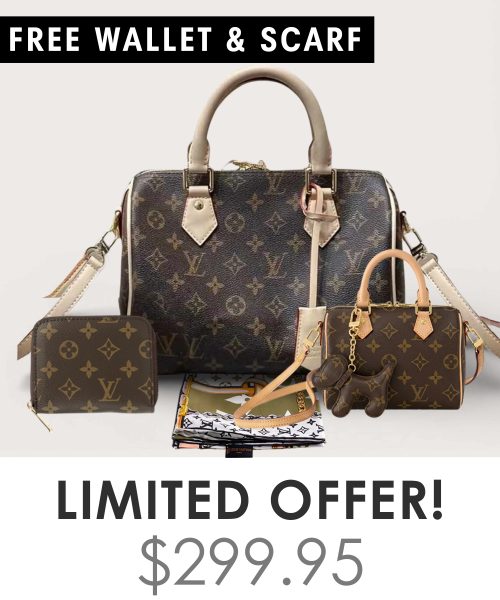 Big bag + Nano speedy + Gifts (Free LV Wallet + Free LV Silk Scarf)