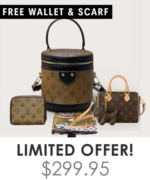 Big bag + Nano speedy + Gifts (Free LV Wallet + Free LV Silk Scarf)
