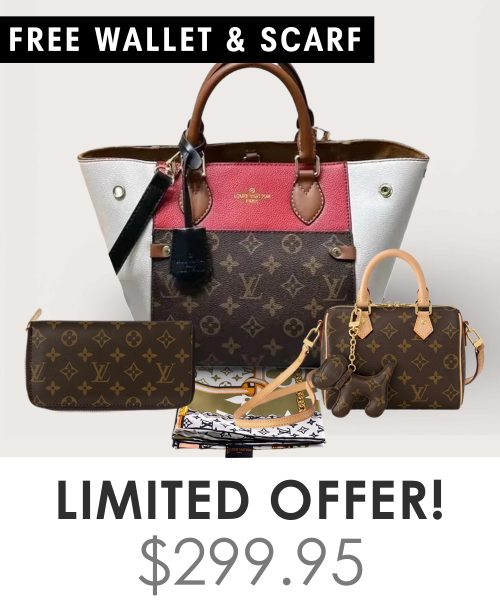 Big bag + Nano speedy + Gifts (Free LV Wallet + Free LV Silk Scarf)