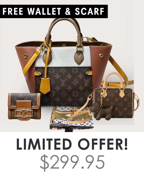 Big bag + Nano speedy + Gifts (Free LV Wallet + Free LV Silk Scarf)