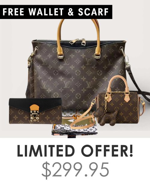 Big bag + Nano speedy + Gifts (Free LV Wallet + Free LV Silk Scarf)
