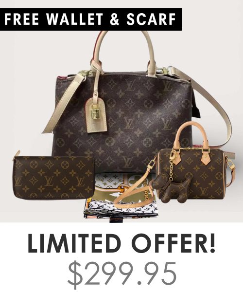 Big bag + Nano speedy + Gifts (Free LV Wallet + Free LV Silk Scarf)
