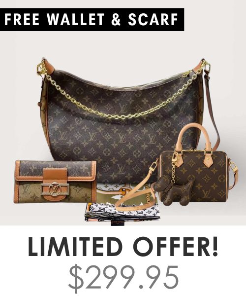 Big bag + Nano speedy + Gifts (Free LV Wallet + Free LV Silk Scarf)