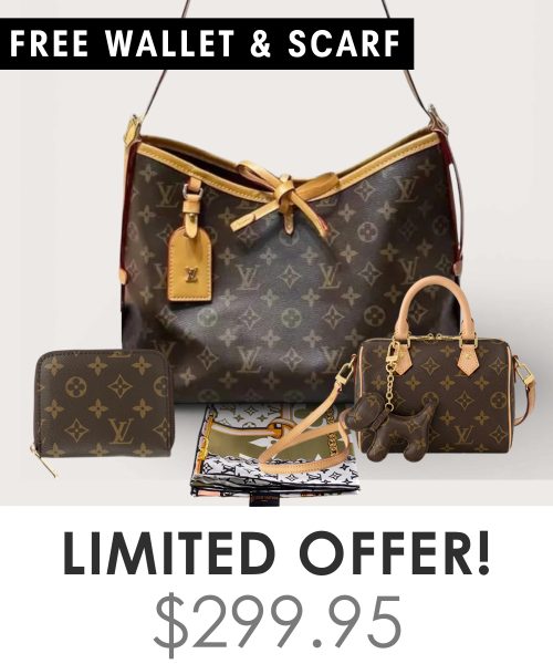 Big bag + Nano speedy + Gifts (Free LV Wallet + Free LV Silk Scarf)