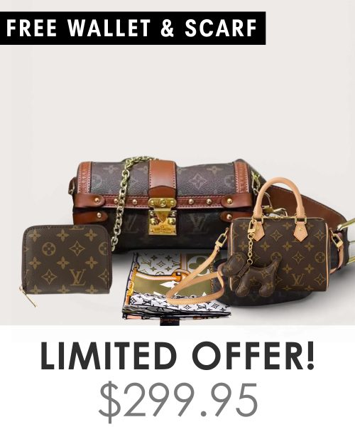 Big bag + Nano speedy + Gifts (Free LV Wallet + Free LV Silk Scarf)