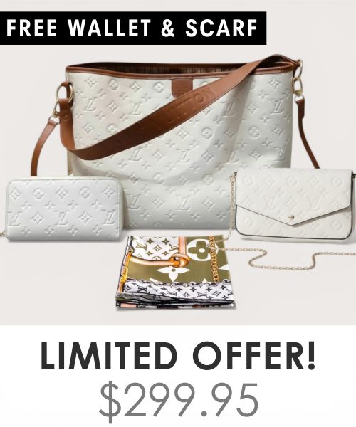 Big bag + Pochette Felicie Mini + Gifts(Free LV Wallet + Free LV Silk Scarf)