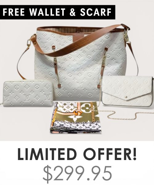 Big bag + Pochette Felicie Mini + Gifts(Free LV Wallet + Free LV Silk Scarf)