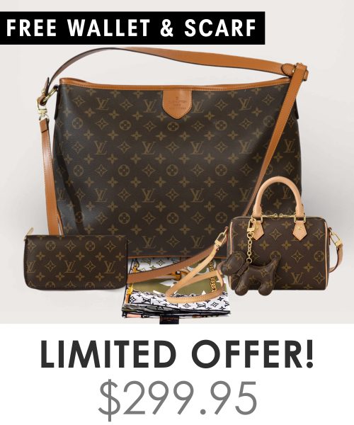Big bag + Nano speedy + Gifts (Free LV Wallet + Free LV Silk Scarf)