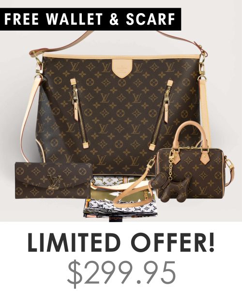 Big bag + Nano speedy + Gifts (Free LV Wallet + Free LV Silk Scarf)