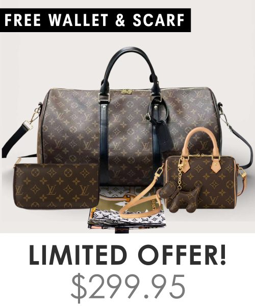 Big bag + Nano speedy + Gifts (Free LV Wallet + Free LV Silk Scarf)