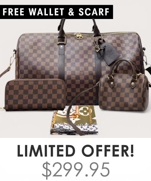 Big bag + Nano speedy + Gifts (Free LV Wallet + Free LV Silk Scarf)