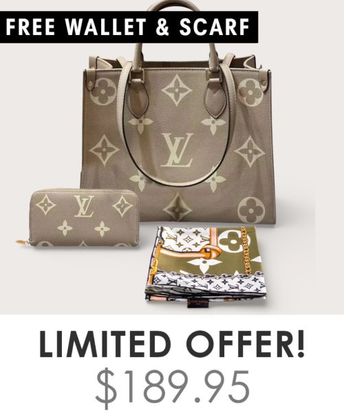 Big Bag + Gifts (FREE LV Wallet & FREE LV Scarf)