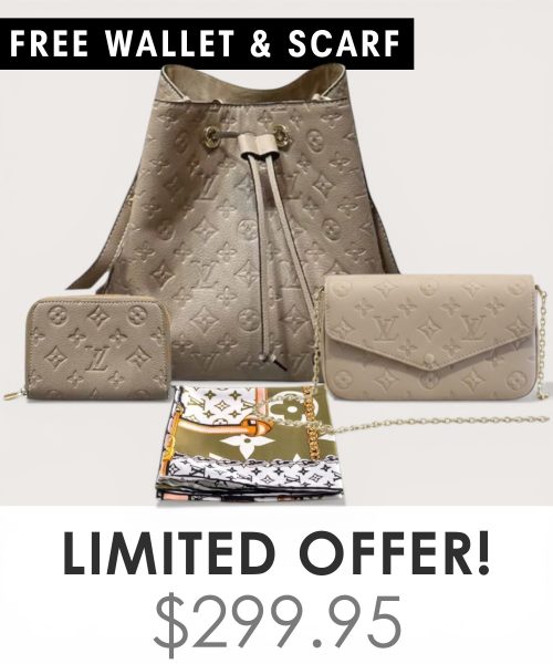 Big bag + Pochette Felicie Mini + Gifts(Free LV Wallet + Free LV Silk Scarf)