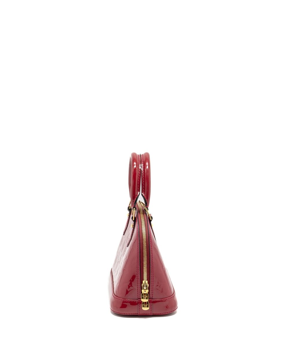 AAA Replica Louis Vuitton LV ALMA BB PATENT INDIAN ROSE GHW