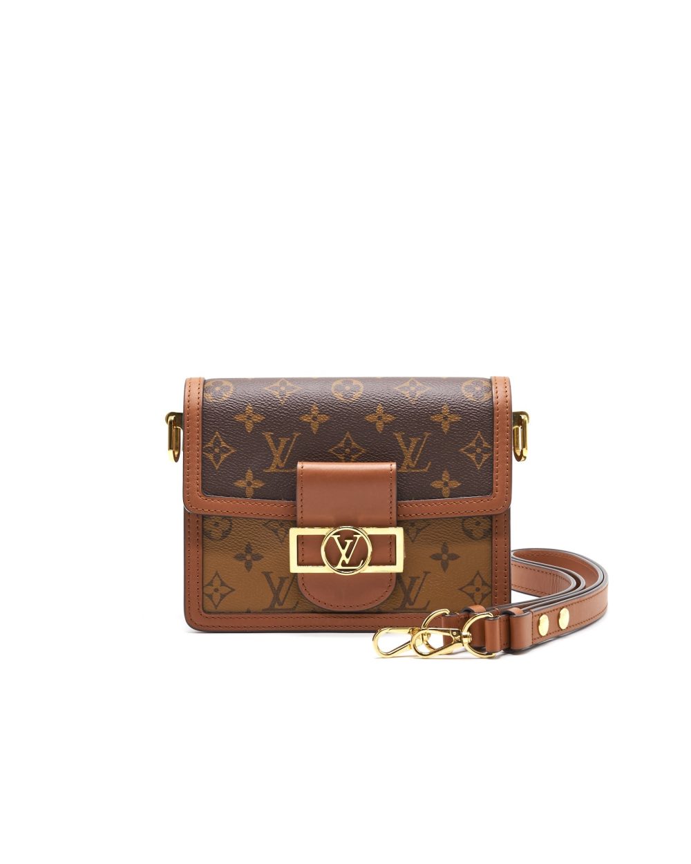 AAA Replica Louis Vuitton LV MINI DAUPHINE BAG MONOGRAM CANVAS