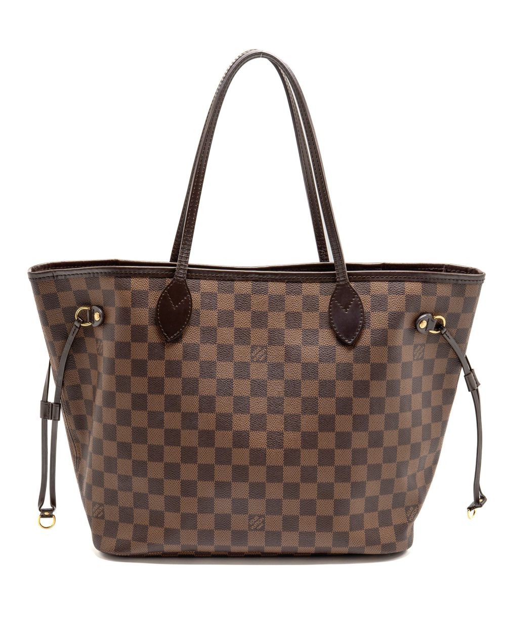 AAA Replica Louis Vuitton LV NEVERFULL MM DAMIER EBENE CANVAS GHW