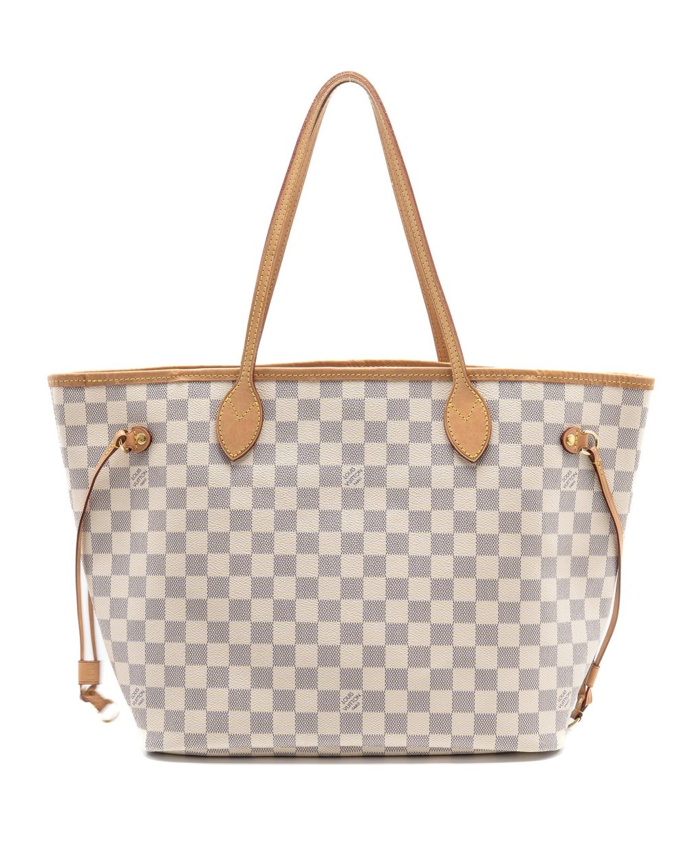 AAA Replica Louis Vuitton LV NEVERFULL MM DAMIER AZUR GHW