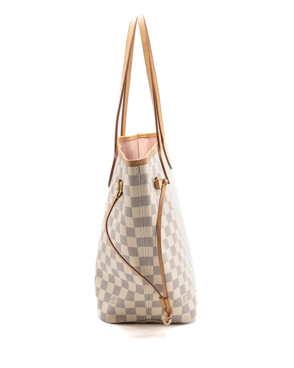 AAA Replica Louis Vuitton LV NEVERFULL MM DAMIER AZUR GHW