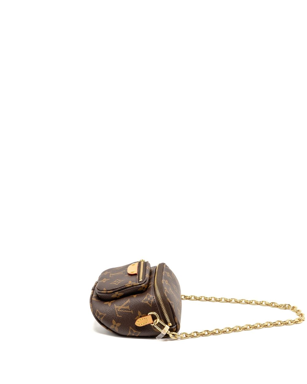 AAA Replica Louis Vuitton LV MINI BUMBAG MONOGRAM CANVAS GHW