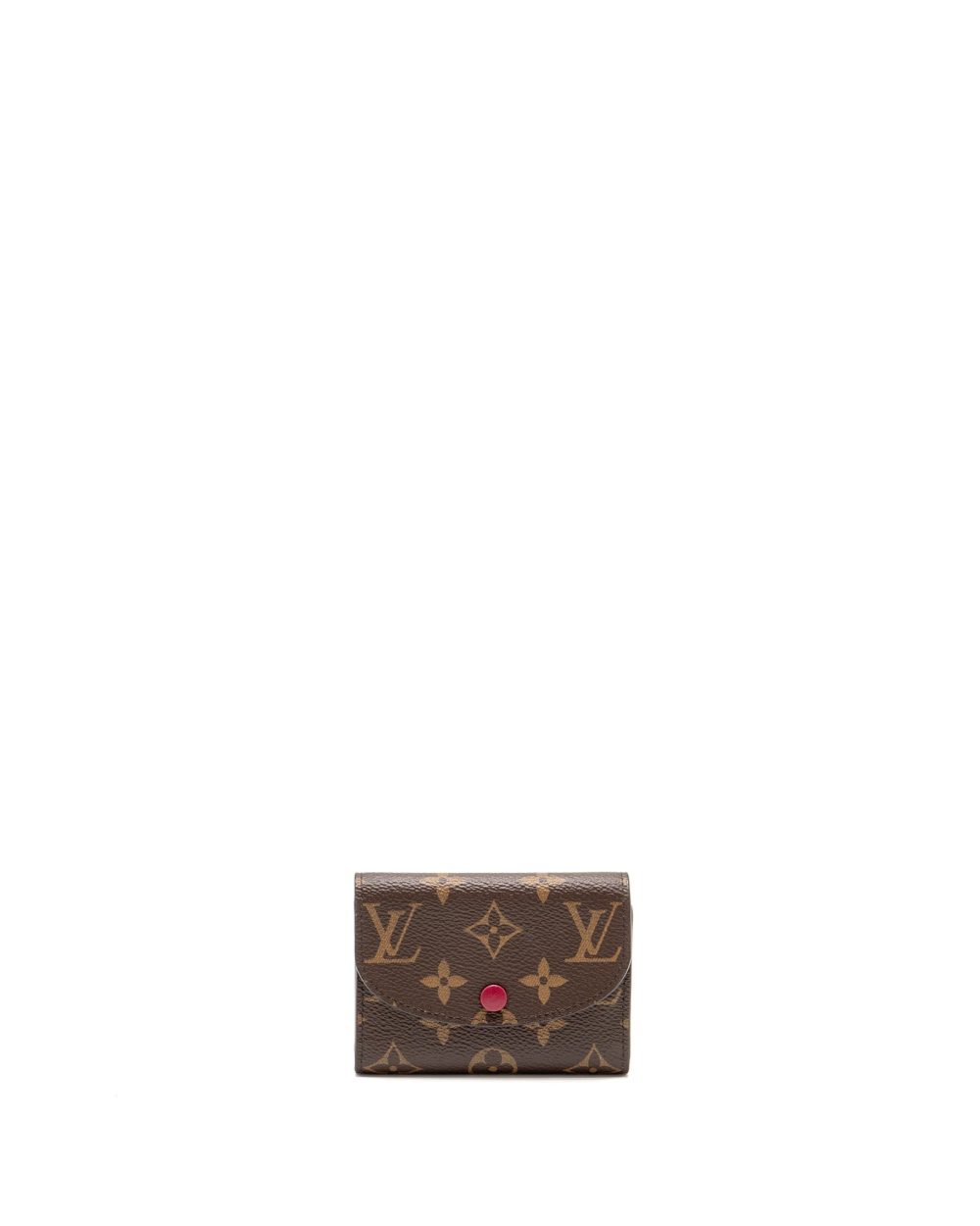 AAA Replica Louis Vuitton LV ROSALIE COIN PURSE MONOGRAM CANVAS FUCHSIA, KEY POUCH DAMIER EBENE GHW(SELL IN A SET)