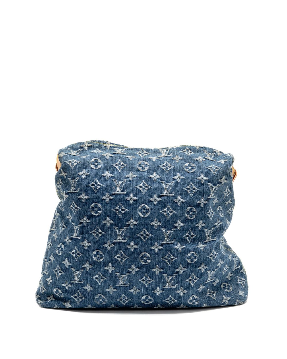 AAA Replica Louis Vuitton LV VINTAGE BAGGY GM SHOULDER BAG MONOGRAM DENIM GHW