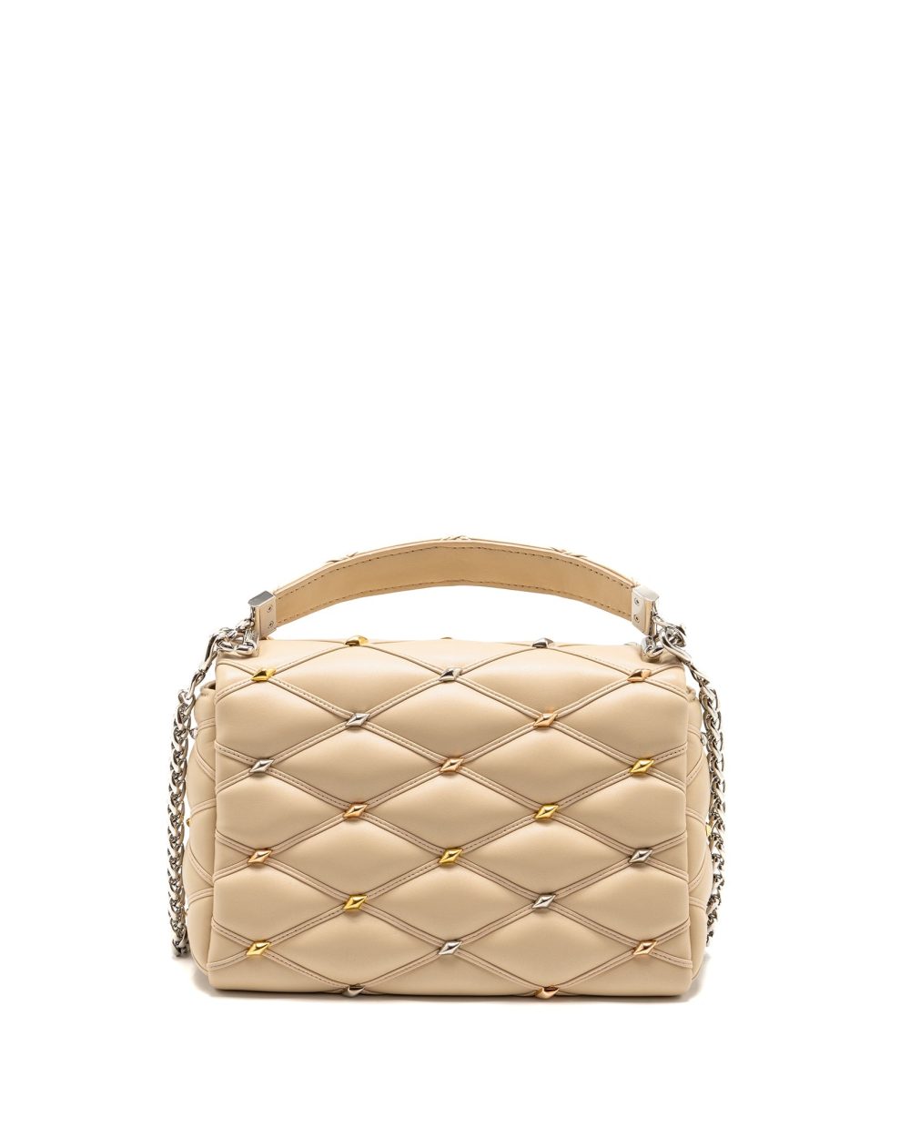 AAA Replica Louis Vuitton LV GO-14 MM LAMBSKIN BEIGE MULTICOLOUR HARDWARE
