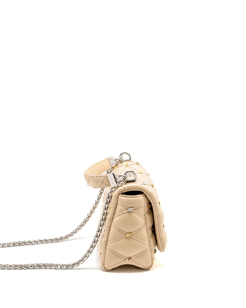 AAA Replica Louis Vuitton LV GO-14 MM LAMBSKIN BEIGE MULTICOLOUR HARDWARE