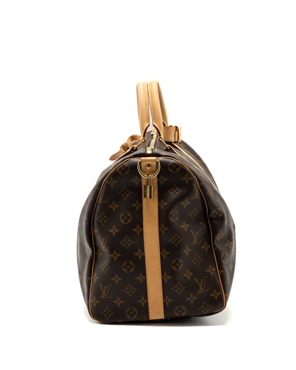AAA Replica Louis Vuitton LV KEEPALL BANDOULIRE 50 MONOGRAM CANVAS GHW