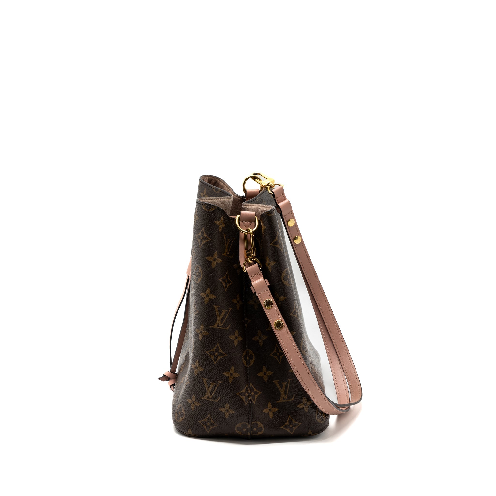 AAA Replica Louis Vuitton LV NEONOE MONOGRAM CANVAS / ROSE POUDRE GHW
