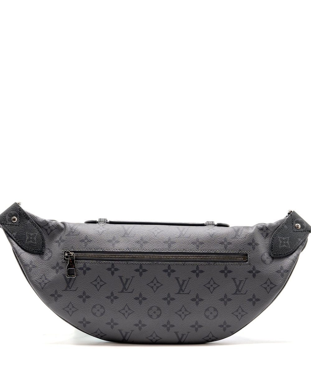 AAA Replica Louis Vuitton LV X YAYOI KUSAMA REVERSE MONOGRAM ECLIPSE MAXI BUMBAG CANVAS GREY/ MULTICOLOUR DARK SILVER HARDWARE