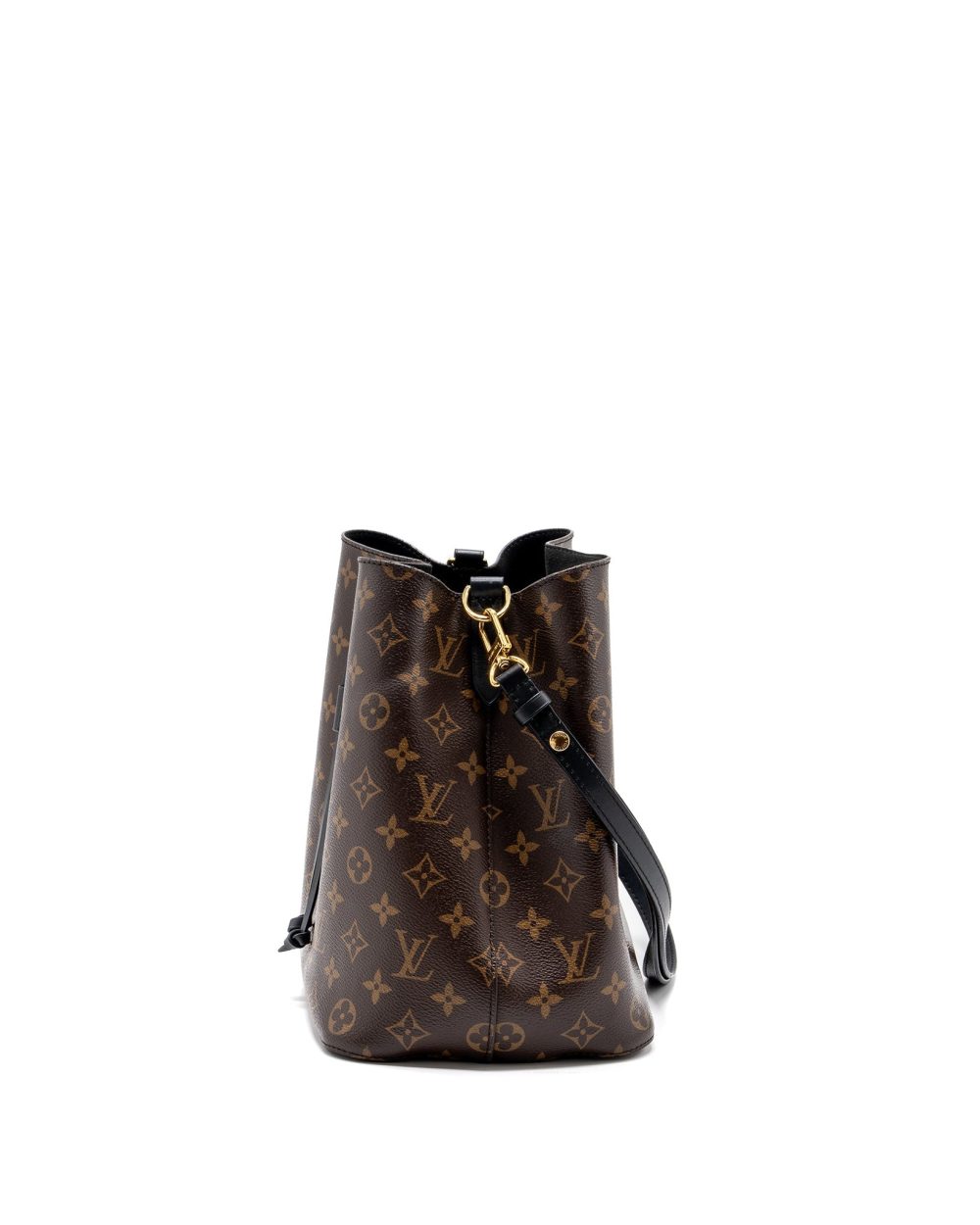 AAA Replica Louis Vuitton LV NEONOE MM MONOGRAM CANVAS BLACK GHW