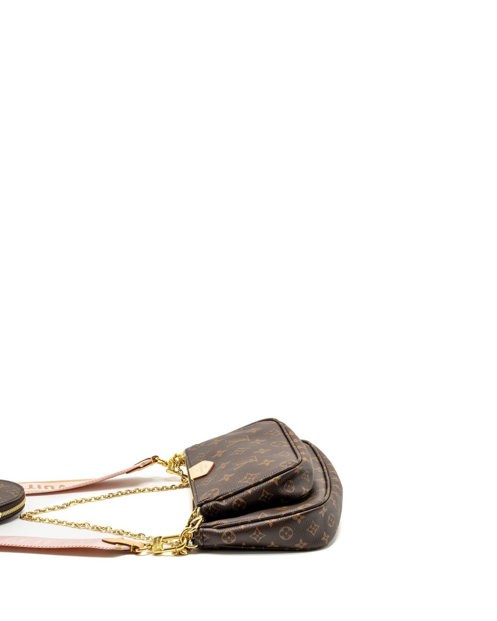 AAA Replica Louis Vuitton LV MULTI POCHETTE ACCESSORIES MONOGRAM CANVAS GHW 