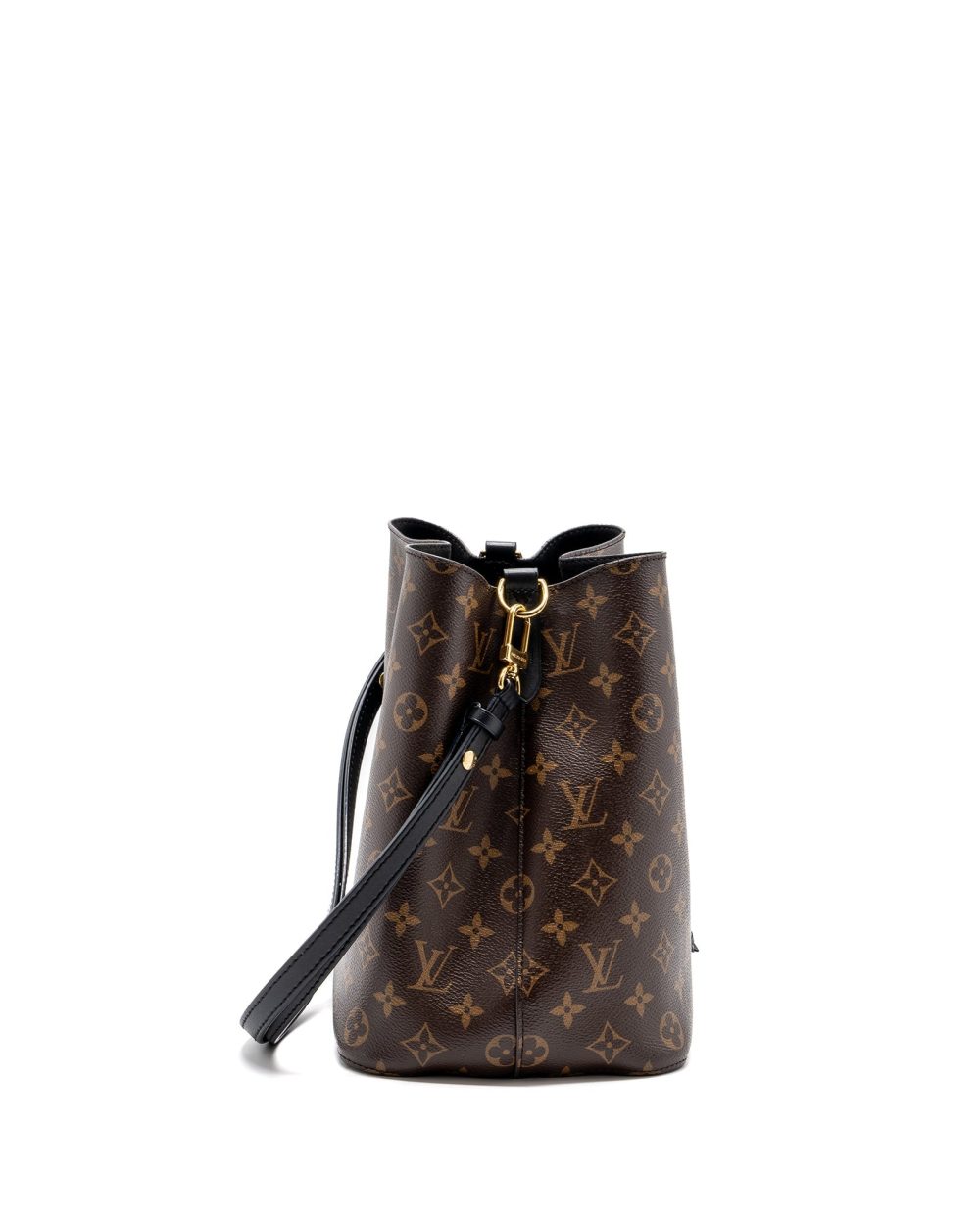 AAA Replica Louis Vuitton LV NEONOE MM MONOGRAM CANVAS BLACK GHW