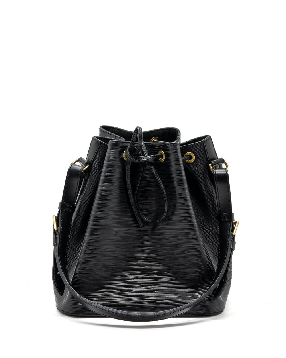 AAA Replica Louis Vuitton LV PETIT NOE EPI LEATHER BLACK GHW