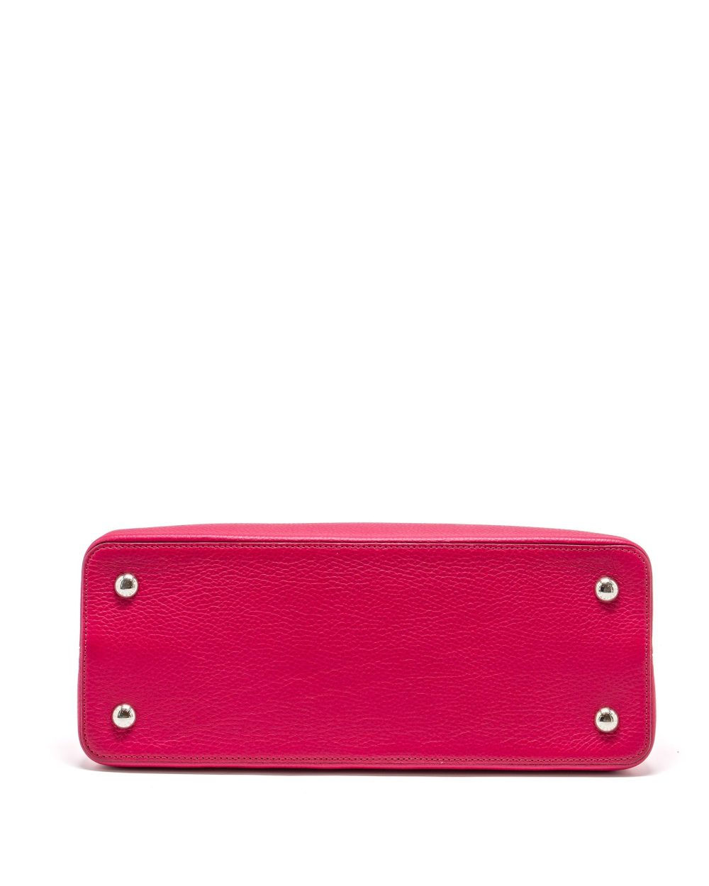 AAA Replica Louis Vuitton LV CAPUCINES TAURILLON HOT PINK SHW
