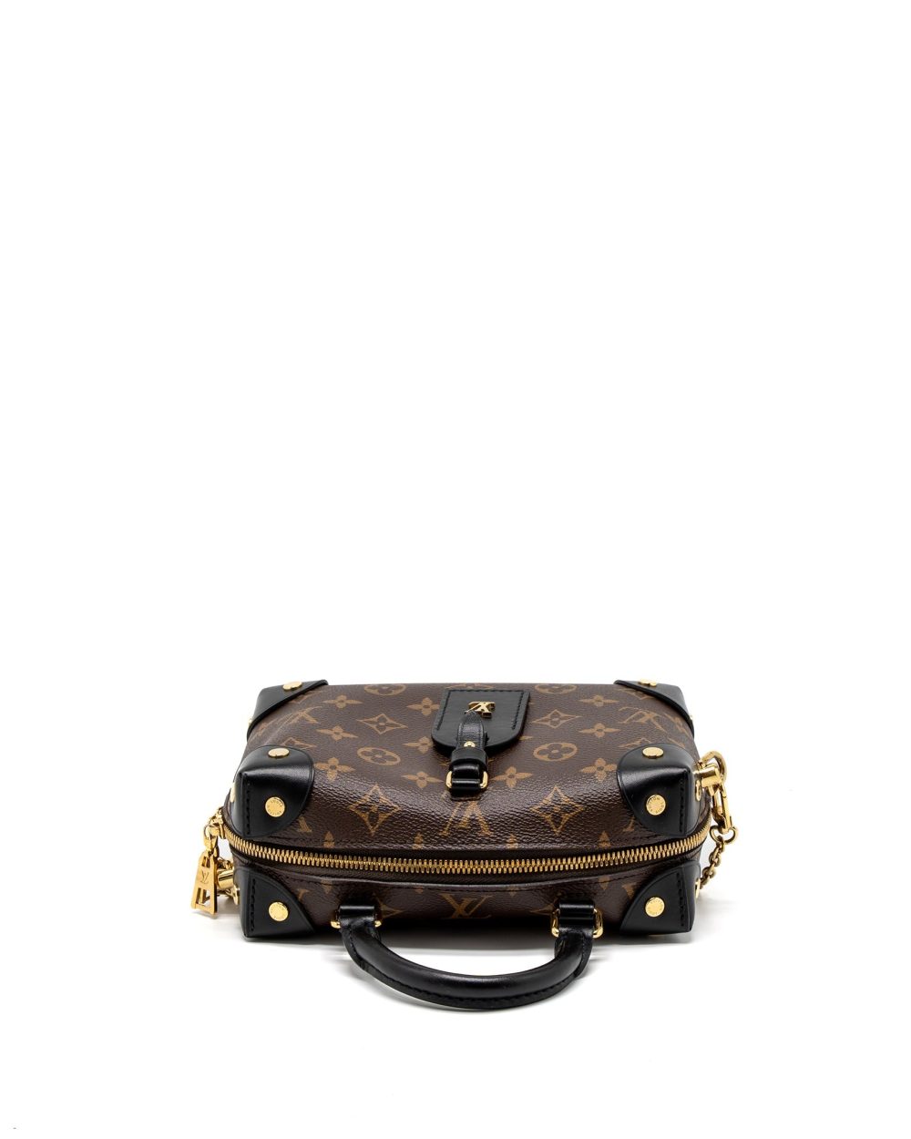 AAA Replica Louis Vuitton LV PETITE MALLE SOUPLE MONOGRAM CANVAS BLACK GHW (NEW VERSION)