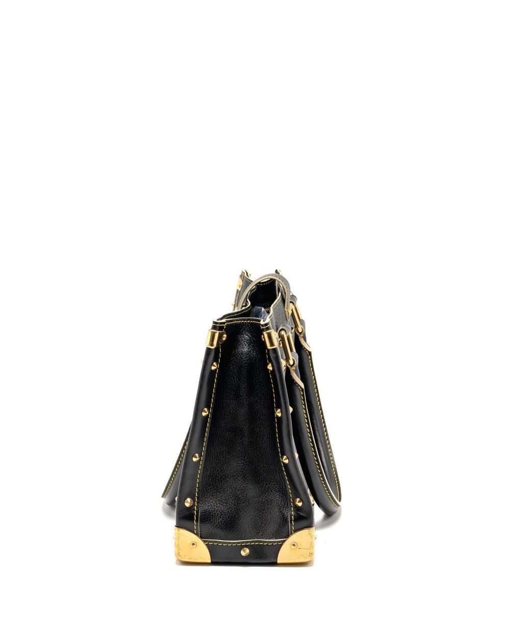 AAA Replica Louis Vuitton LV VINTAGE SHOULDER BAG BLACK GHW