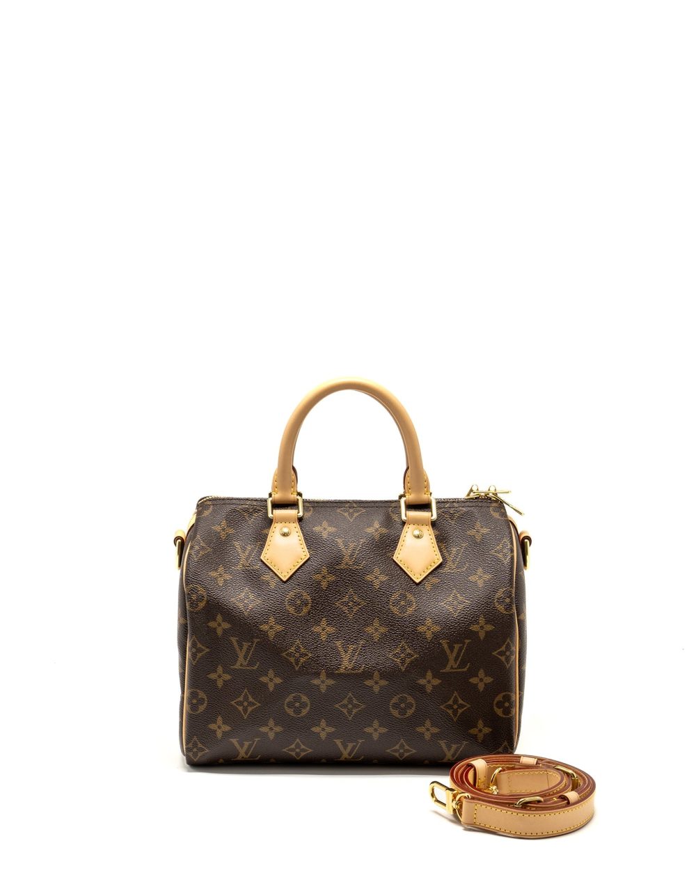 AAA Replica Louis Vuitton LV SPEEDY BANDOULIERE 25 MONOGRAM CANVAS GHW