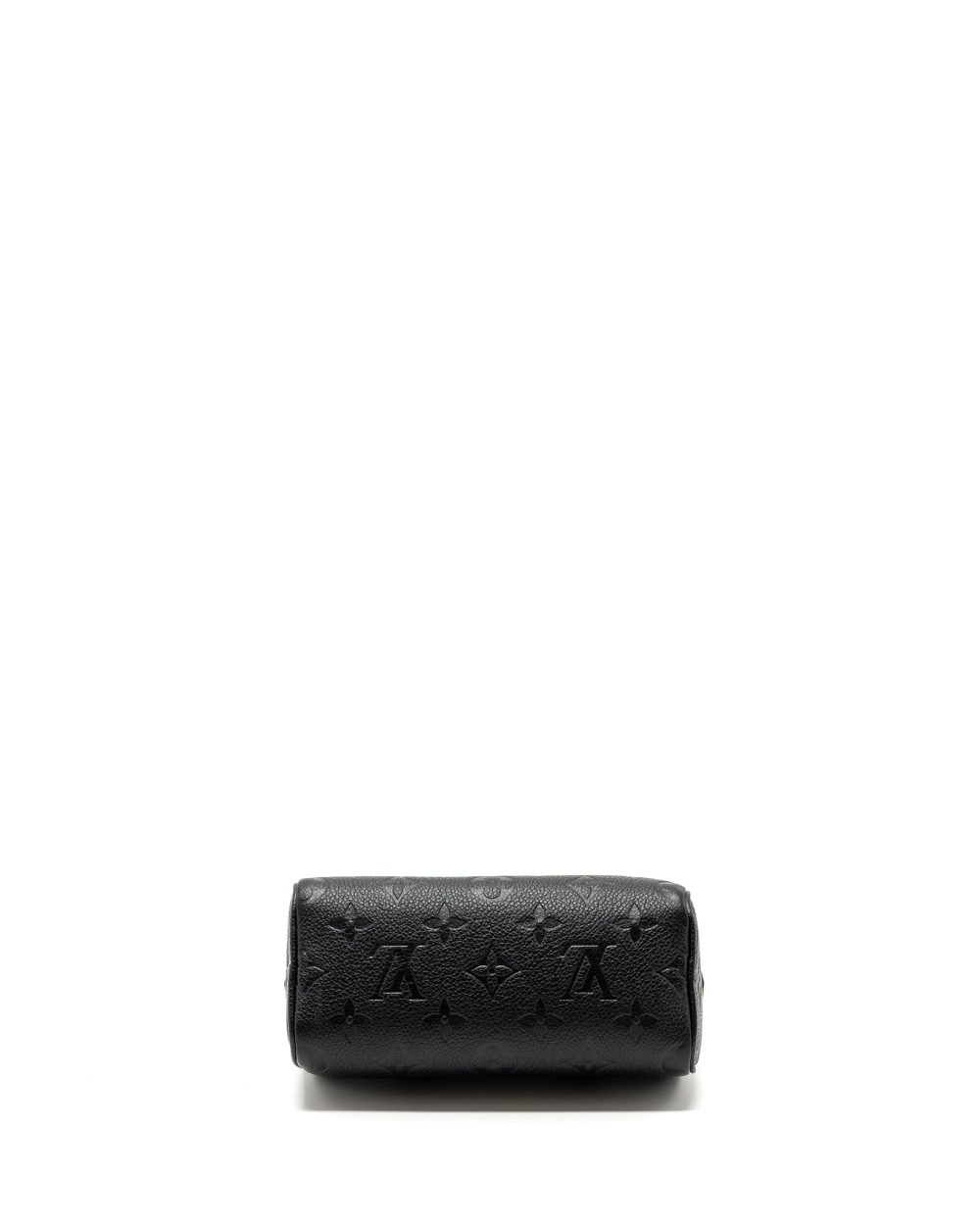 AAA Replica Louis Vuitton LV NANO SPEEDY MONOGRAM EMPREINTE BLACK GHW(NEW VERSION)