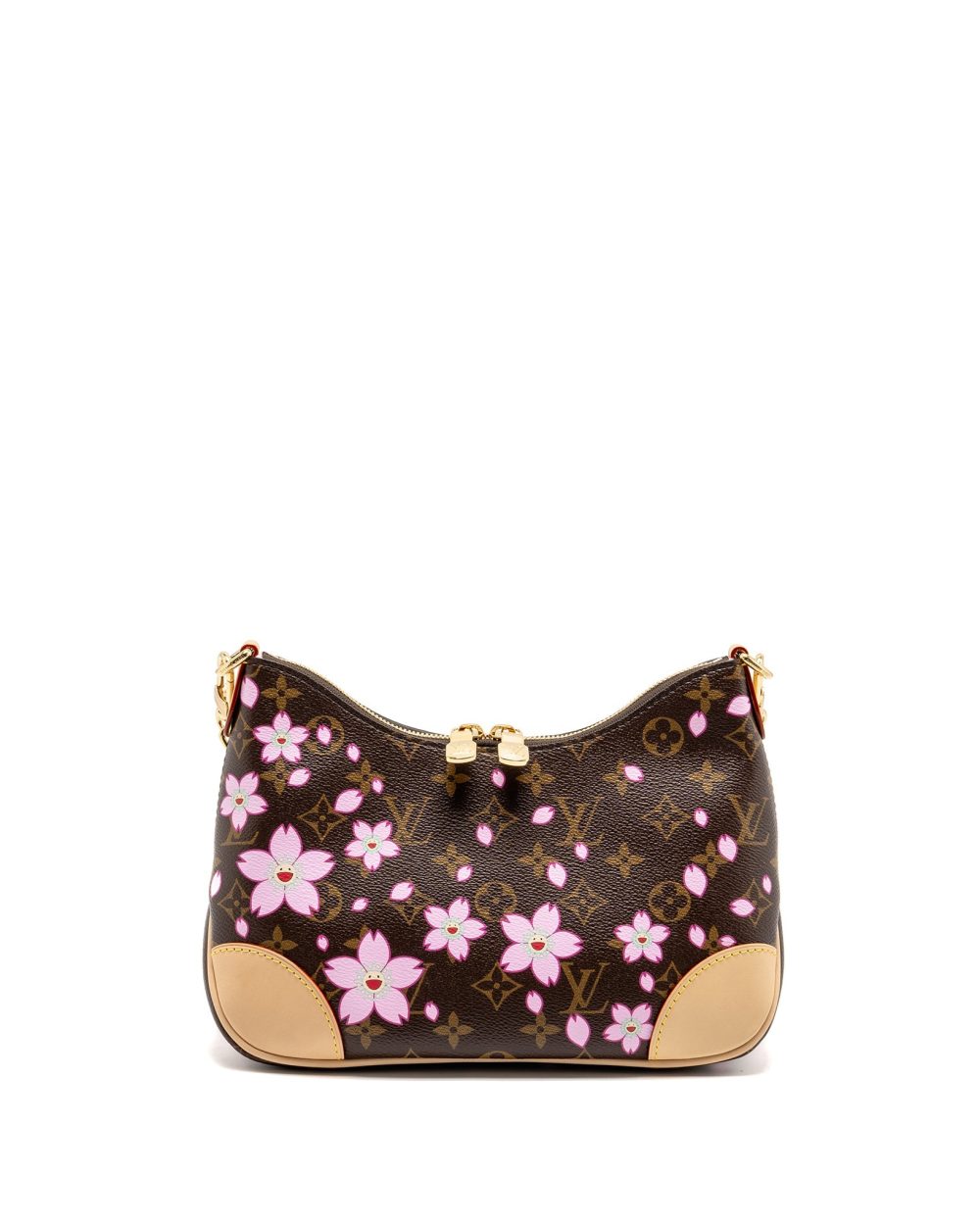 AAA Replica Louis Vuitton LV X TAKASHI MURAKAMI BOULOGNE PM CHERRY BLOSSOM MONOGRAM CANVAS GHW