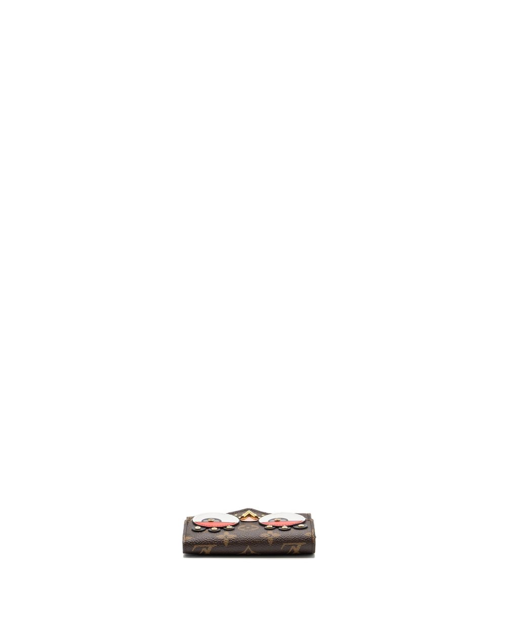 AAA Replica Louis Vuitton LV PORTE FOYLE VICTORINE LOVELY BIRD COMPACT WALLET MONOGRAM CANVAS / RED GHW