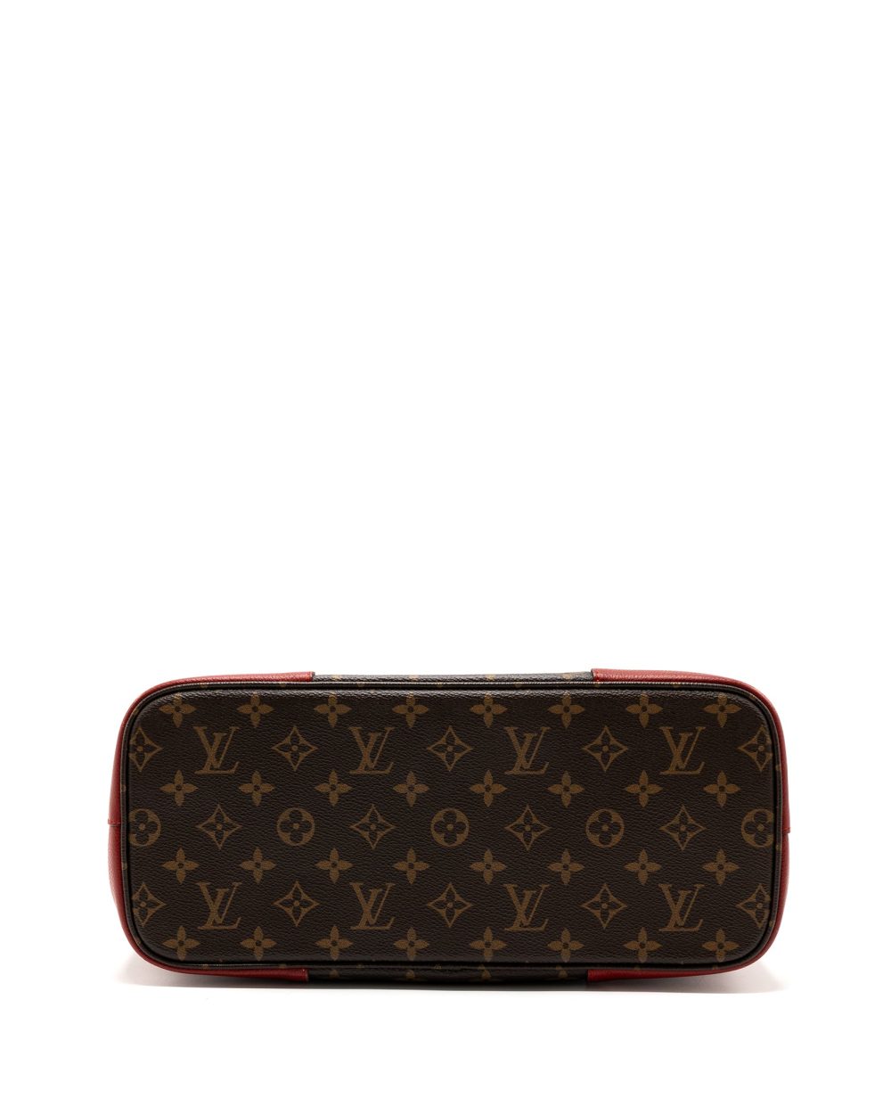AAA Replica Louis Vuitton LV TOP HANDLE TOTE BAG MONOGRAM CANVAS / RED GHW