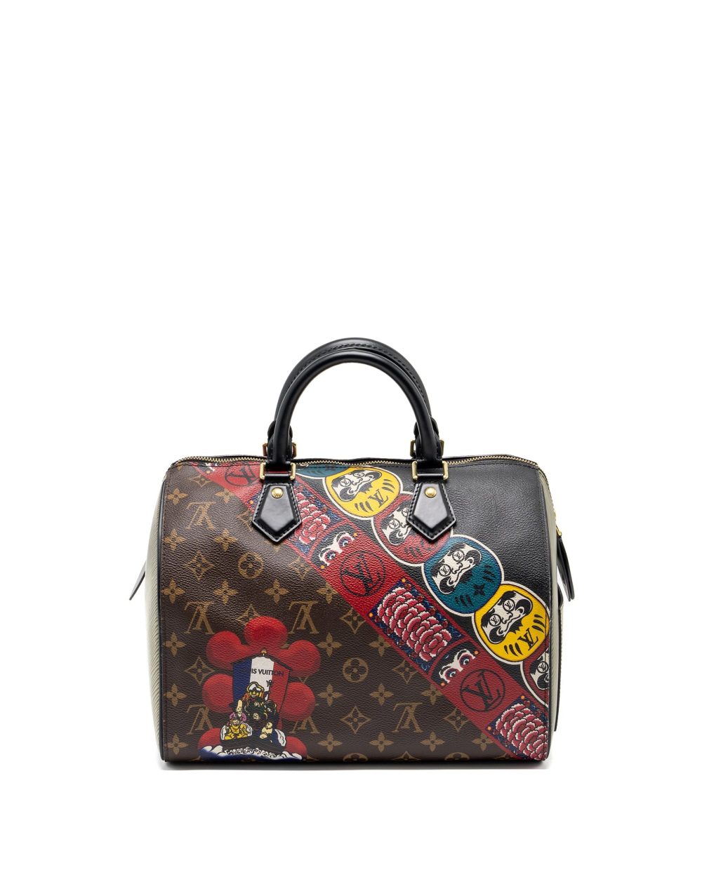 AAA Replica Louis Vuitton LV KABUKI LIMITED EDITION SPEEDY 30 MONOGRAM CANVAS/EPI MULTICOLOUR GHW