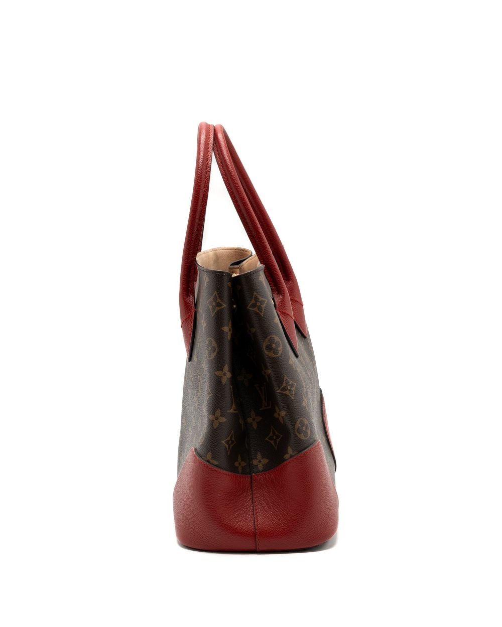AAA Replica Louis Vuitton LV TOP HANDLE TOTE BAG MONOGRAM CANVAS / RED GHW