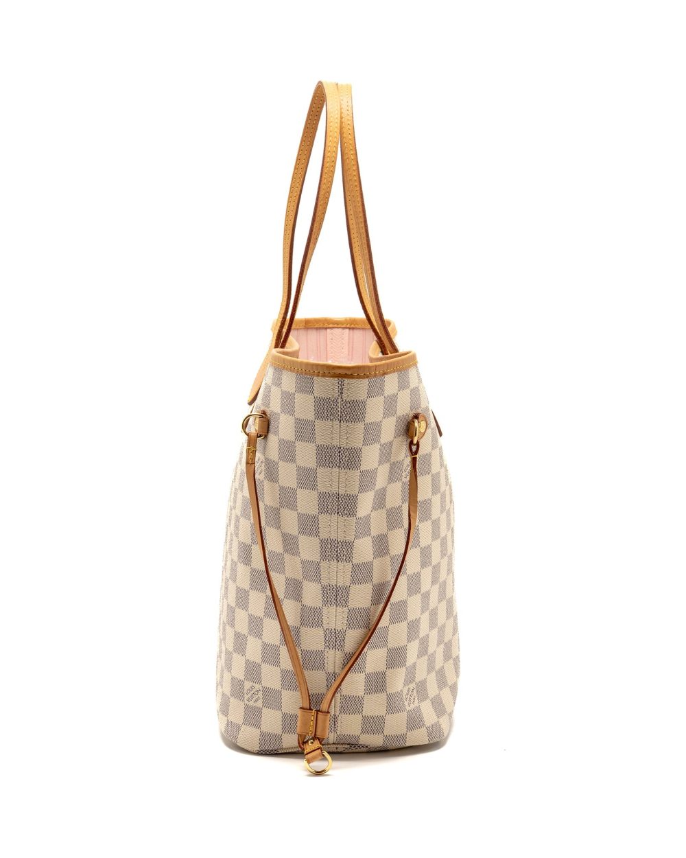 AAA Replica Louis Vuitton LV NEVERFULL MM DAMIER AZUR CANVAS GHW
