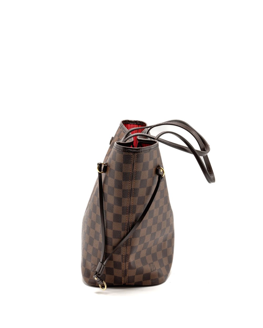 AAA Replica Louis Vuitton LV NEVERFULL MM DAMIER EBENE CANVAS GHW