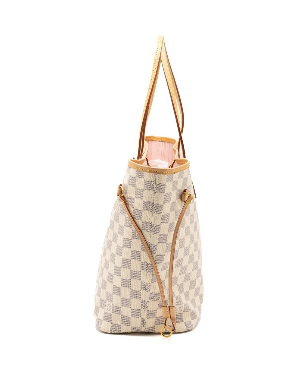 AAA Replica Louis Vuitton LV NEVERFULL MM DAMIER AZUR CANVAS GHW