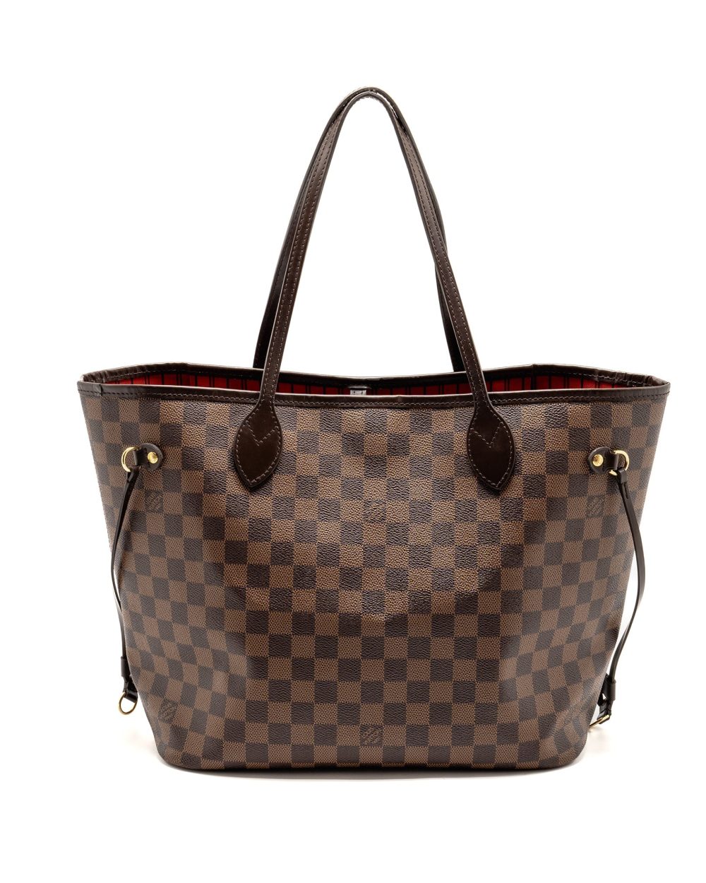 AAA Replica Louis Vuitton LV NEVERFULL MM DAMIER EBENE CANVAS GHW
