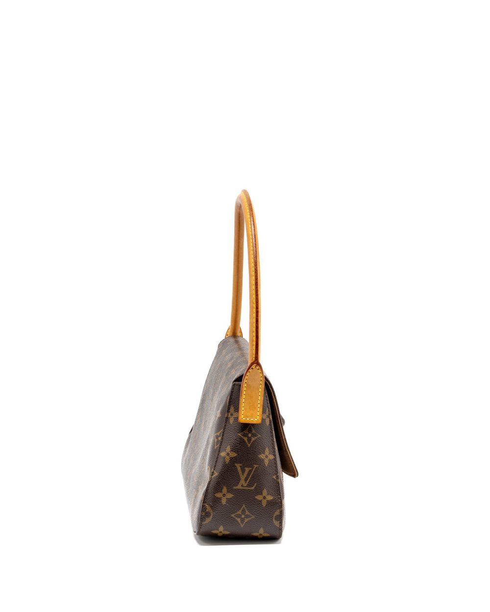 AAA Replica Louis Vuitton LV VINTAGE MINI LOOPING SHOULDER BAG MONOGRAM CANVAS GHW