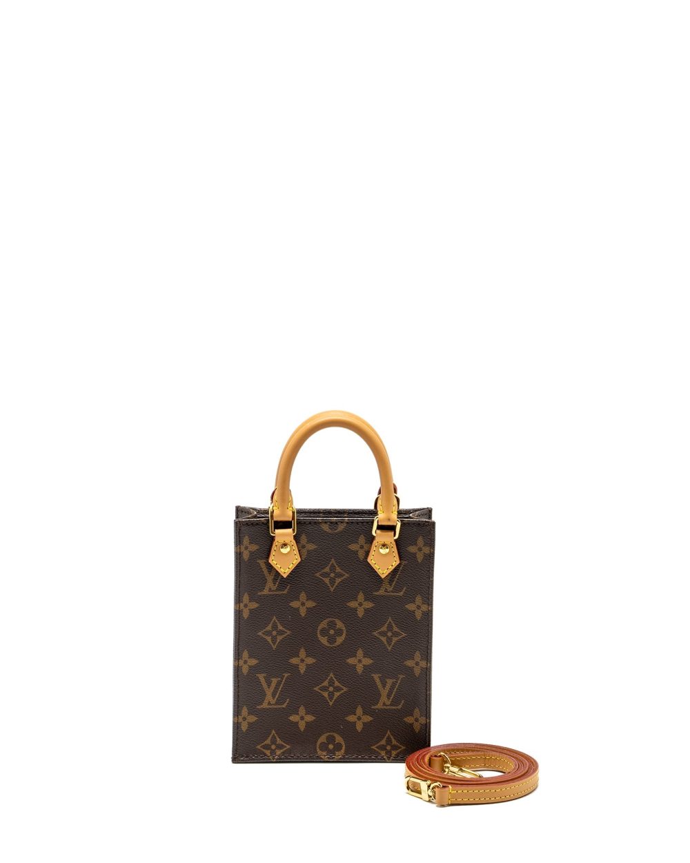 AAA Replica Louis Vuitton LV PETIT SAC PLAT MONOGRAM CANVAS GHW